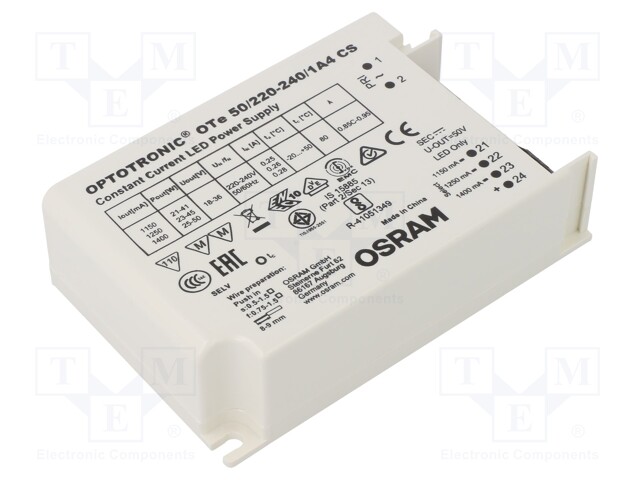 Power supply: switched-mode; LED