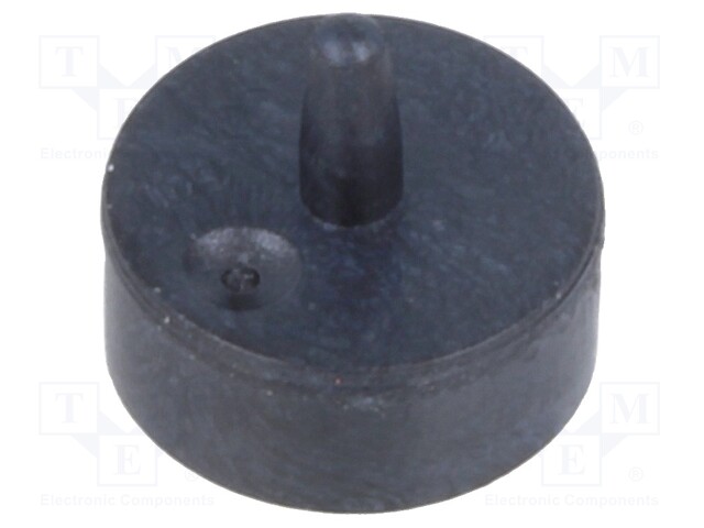 Button; round; black; Features: cap
