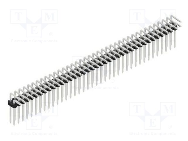 Connector: pin strips; pin header; male; PIN: 76; 2mm; THT; 2x38