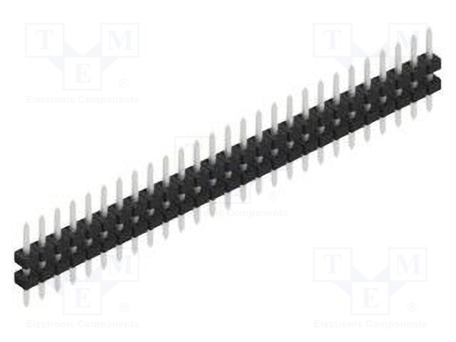 Connector: pin strips; pin header; male; PIN: 27; 2mm; THT; 1x27