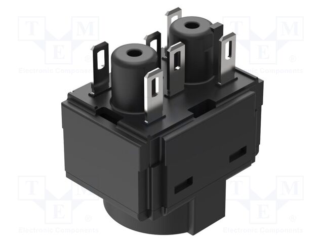 Contact block; 61; -25÷55°C; Leads: connectors; Contacts: NC x2
