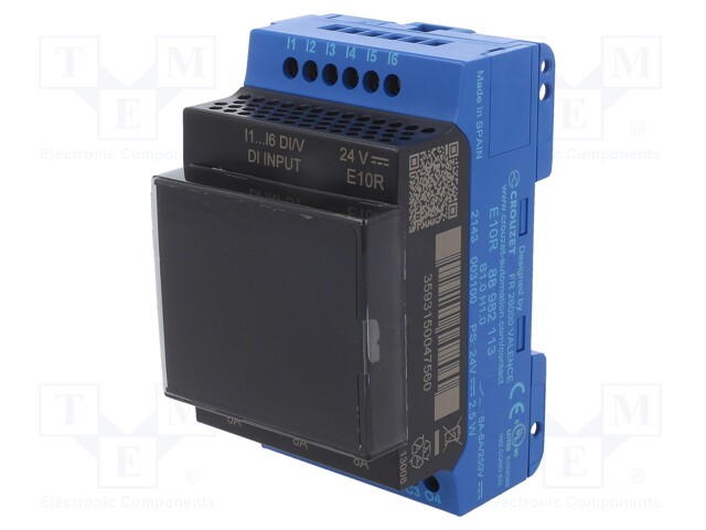 Module: extension; IN: 6; OUT: 4; 24VDC; OUT 1: relay; em4; -20÷60°C