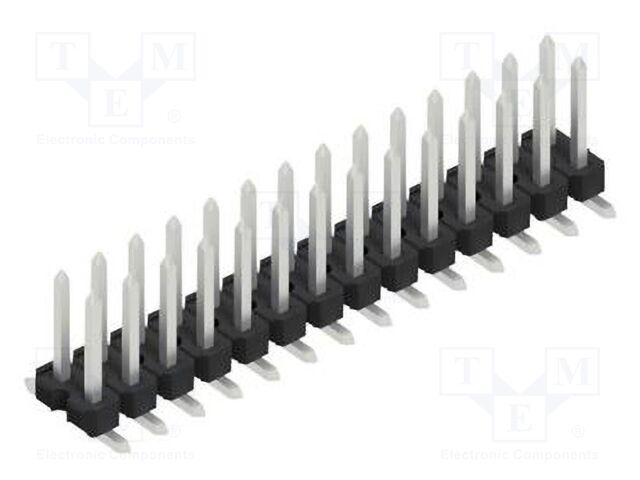 Connector: pin strips; pin header; male; PIN: 28; 2.54mm; SMT; 2x14