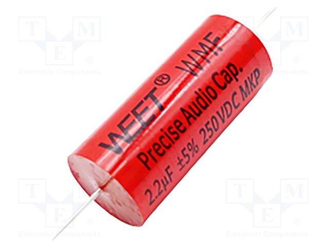 Capacitor: polypropylene; 14uF; ±5%; Ø37x55mm; Leads: axial; THT