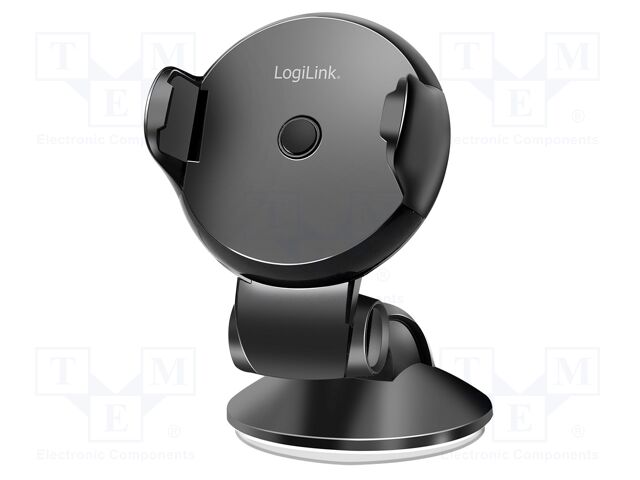 Car holder; black; for dashboard,for windscreen; 4.5÷7"; 49÷77mm