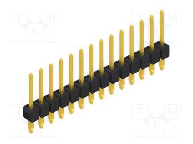 Connector: pin strips; pin header; male; PIN: 14; 2.54mm; THT; 1x14
