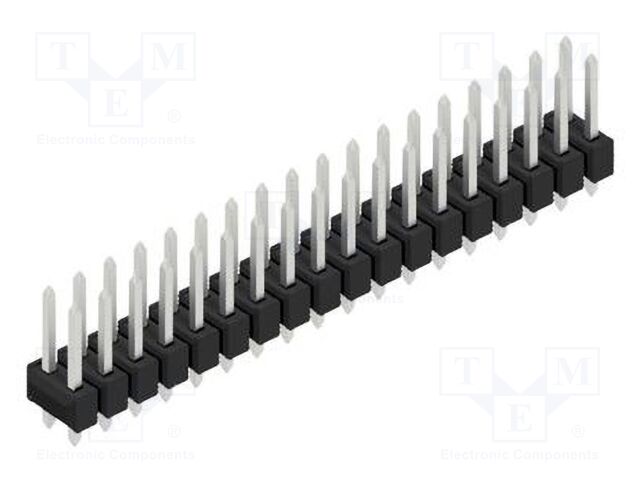 Connector: pin strips; pin header; male; PIN: 36; 2.54mm; THT; 2x18