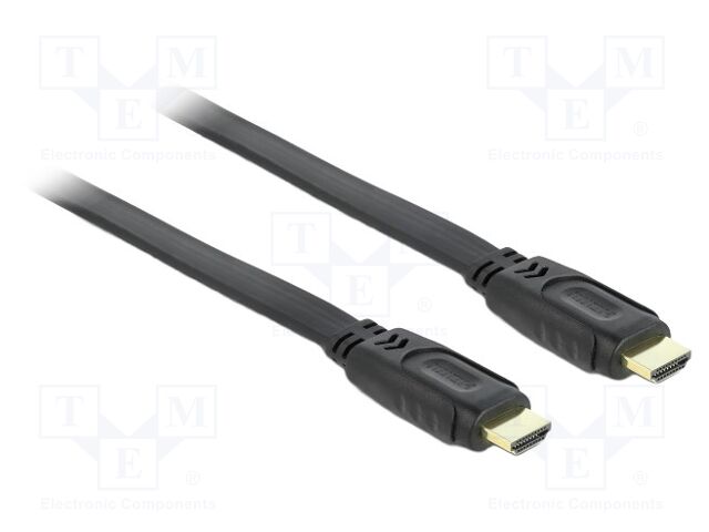 Cable; HDMI plug,both sides; HDMI 1.4,High Speed + Ethernet