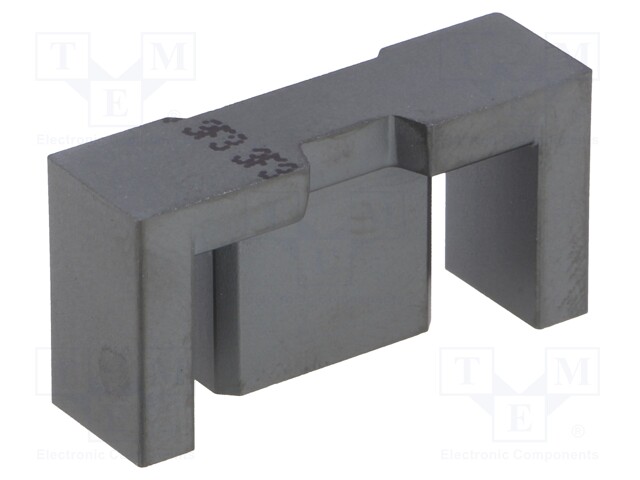 Core: ferrite; EFD; Mat: 3F3; 1900nH; 12g; 4700mm3; 69mm2; A: 30mm