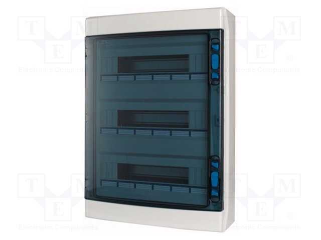 Enclosure: for modular components; IP65; white; No.of mod: 54