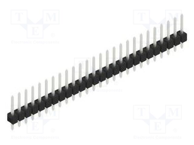 Connector: pin strips; pin header; male; PIN: 26; 2.54mm; THT; 1x26