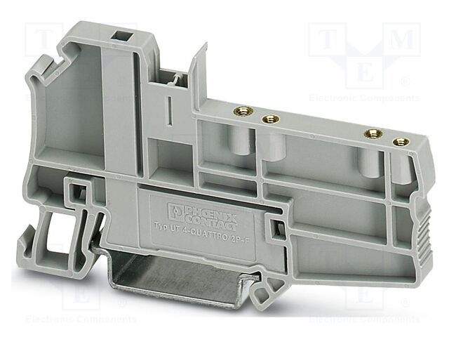 End/partition plate; UT; PA; L: 46.9mm; terminals: 0; W: 6.2mm