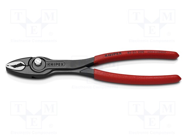 Pliers; plastic handle; Pliers len: 200mm; Blade: about 61 HRC