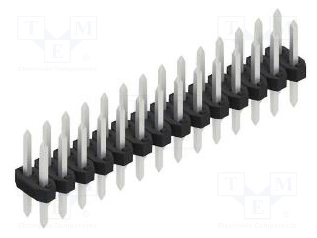 Connector: pin strips; pin header; male; PIN: 28; 2mm; THT; 2x14