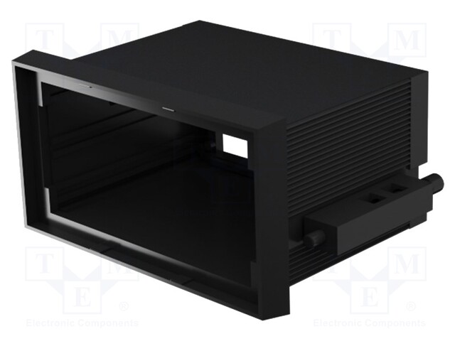 Enclosure: panel; X: 96mm; Y: 48mm; Z: 57mm; ABS + PC,PPO; black
