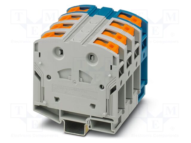 Splice terminal: rail; 232A; 1kV; PA; 25÷95mm2; ways: 4; terminals: 8
