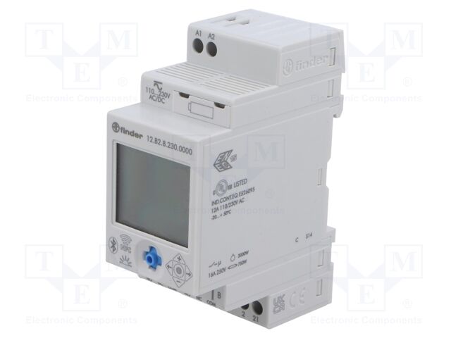 Programmable time switch; DPDT; 110÷230VAC; 110÷230VDC; IP20