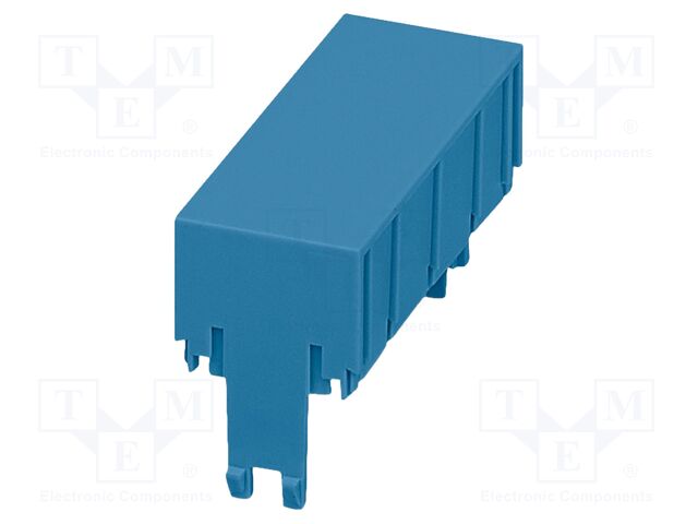 Cover; blue; UL94V-0; ME-IO 18,8; PA; X: 18.9mm; Y: 43.8mm; Z: 26mm