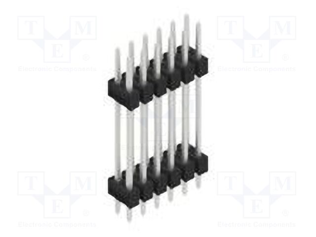 Connector: pin strips; pin header; male; PIN: 12; 2.54mm; THT; 2x6