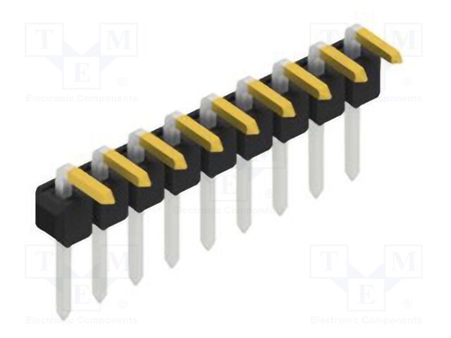 Connector: pin strips; pin header; male; PIN: 9; 2.54mm; THT; 1x9