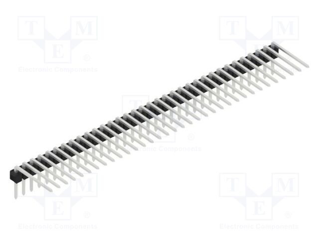 Connector: pin strips; pin header; male; PIN: 34; 2.54mm; THT; 1x34