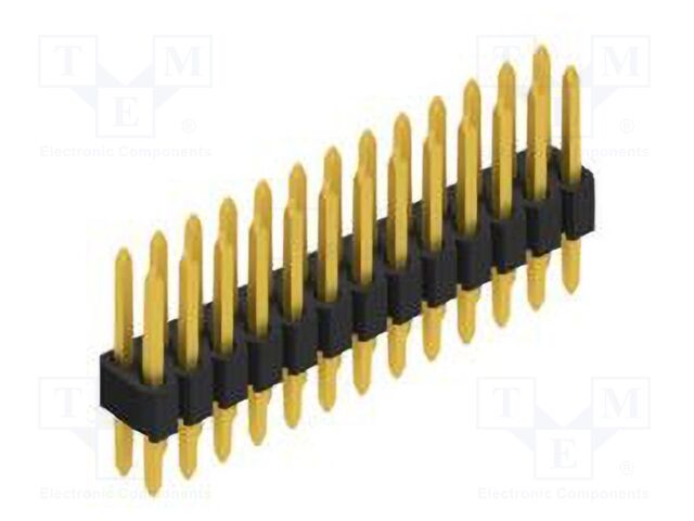 Connector: pin strips; pin header; male; PIN: 26; 1.27mm; THT; 2x13