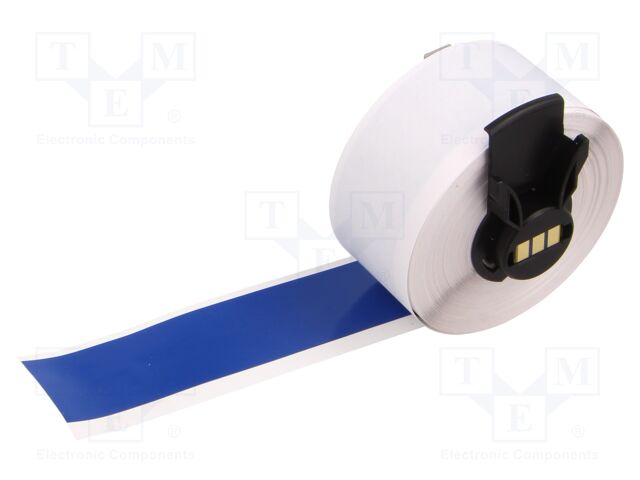 Tape; 25.4mm; 15.24m; blue; self-adhesive; -40÷82°C