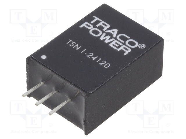 Converter: DC/DC; Uin: -15÷-32V; -12VDC; Iout: 1A; SIP3; 500kHz