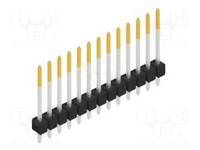 Connector: pin strips; pin header; male; PIN: 13; 2.54mm; THT; 1x13