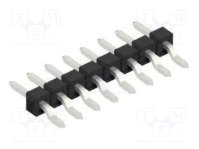 Connector: pin strips; pin header; male; PIN: 8; 2.54mm; SMT; 1x8