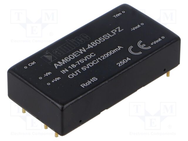 Converter: DC/DC; Protection: short circuit protection SCP