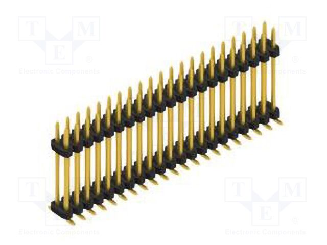 Connector: pin strips; pin header; male; PIN: 42; 2mm; SMT; 2x21