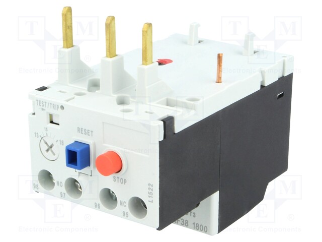 Thermal relay; Series: RF38; Leads: screw terminals; 13÷18A