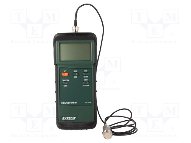 Vibrometer; 200m/s2,200mm/s,2mm; Meas.accur: ±(5% + 2 digits)