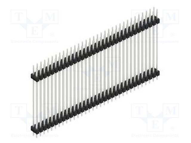 Connector: pin strips; pin header; male; PIN: 66; 2.54mm; THT; 2x33