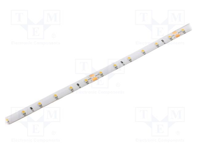 LED tape; white warm; 3528; LED/m: 60; 8.5mm; white PCB; IP65; 120°