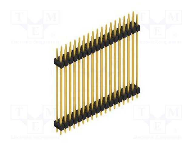 Connector: pin strips; pin header; male; PIN: 36; 2.54mm; THT; 2x18