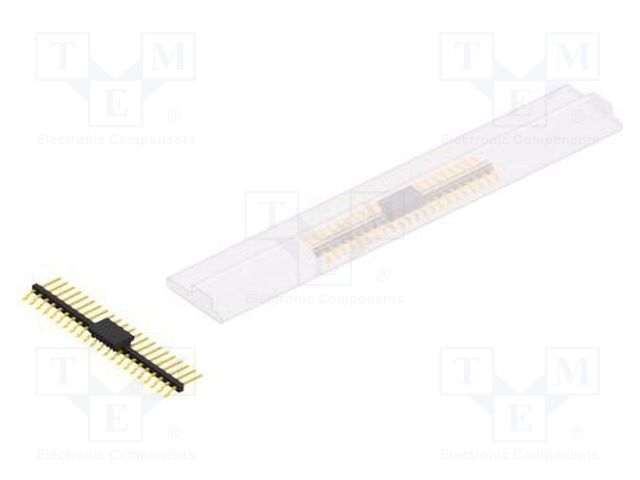 Connector: pin strips; pin header; male; PIN: 22; 2mm; SMT; 1x22