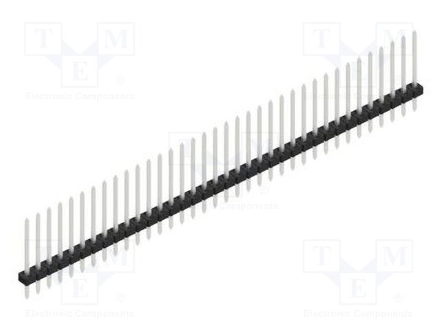 Connector: pin strips; pin header; male; PIN: 36; 2mm; THT; 1x36