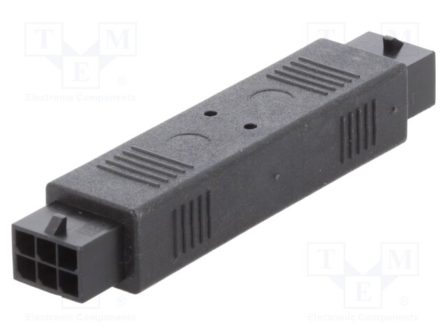 Coupler; wire-wire; male; Micro-Fit 3.0; 3mm; PIN: 6; for cable