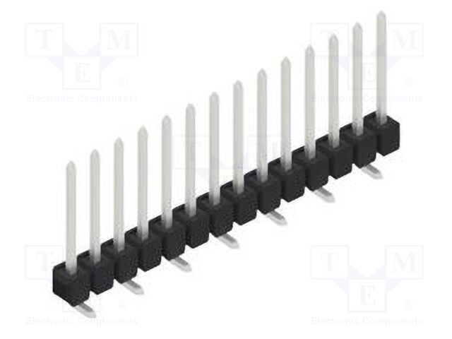 Connector: pin strips; pin header; male; PIN: 14; 2.54mm; SMT; 1x14