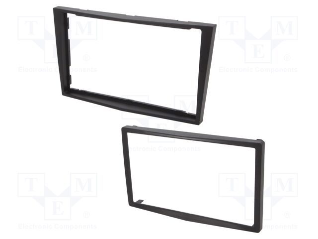 Radio mounting frame; Opel; 2 DIN; anthracite