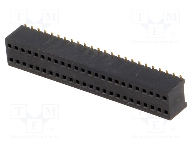 Socket; pin strips; female; PIN: 48; straight; 1.27mm; SMT; 2x24