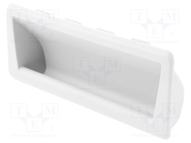 Holder; Mat: technopolymer (PA); grey; L: 37mm; W: 92mm; F2: 0.5kN