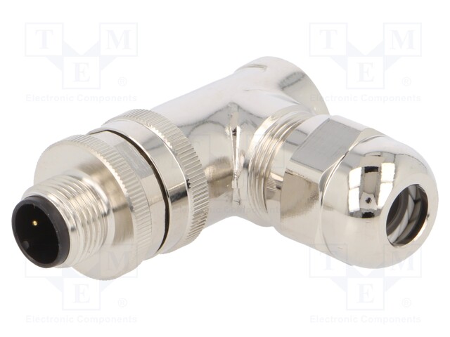 Plug; M12; PIN: 3; male; A code-DeviceNet / CANopen; for cable