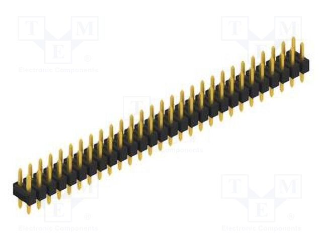 Connector: pin strips; pin header; male; PIN: 56; 2.54mm; THT; 2x28