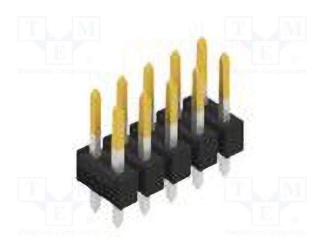 Connector: pin strips; pin header; male; PIN: 10; 2.54mm; THT; 2x5