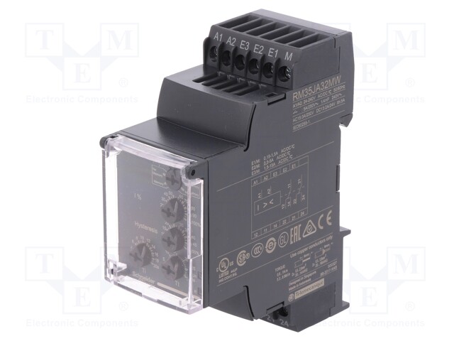 Module: current monitoring relay; AC current; 24÷240VAC; DIN