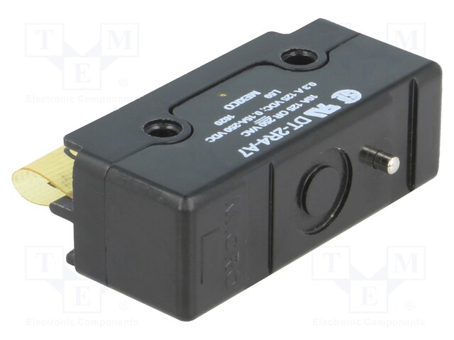 Microswitch SNAP ACTION; with lever (with roller); DPDT; Pos: 2