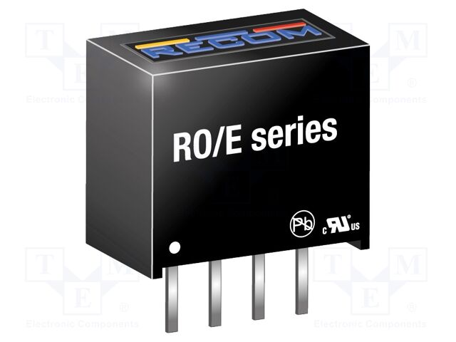 Converter: DC/DC; 1W; Uin: 2.97÷2.63V; Uout: 5VDC; Iout: 200mA; SIP4